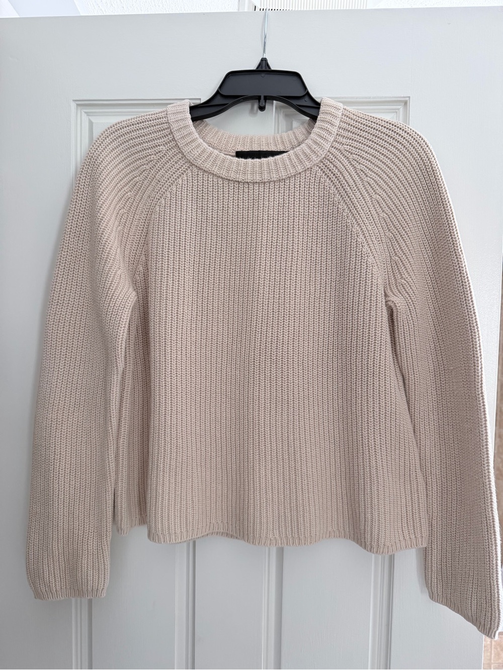 Jenni Kayne Cream Crewneck Knit Sweater